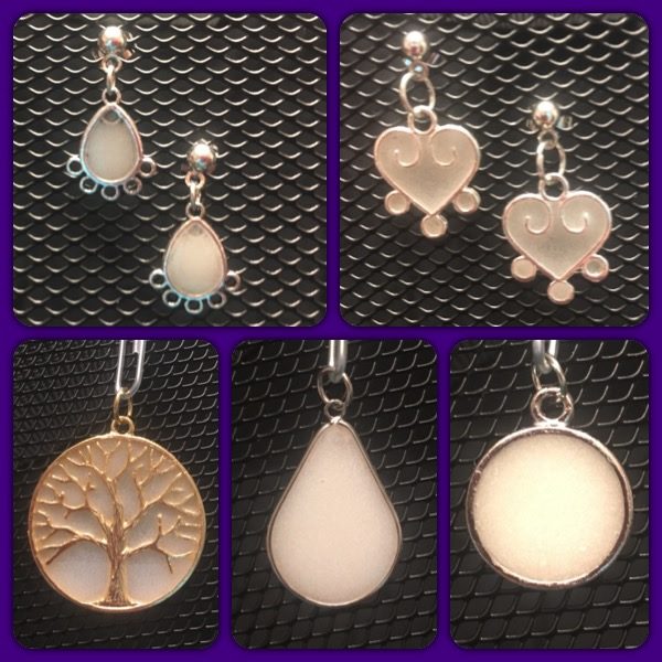 Milk resin jewelry Resin Obsession