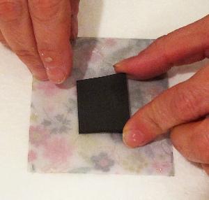 apply magnet to epoxy paper