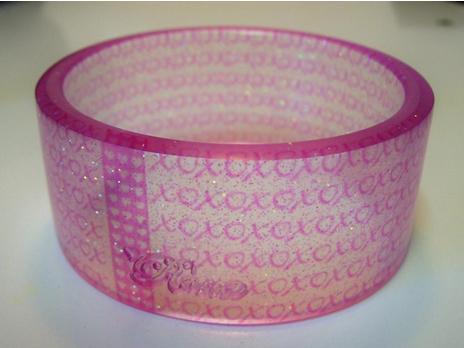 resin bangle with transparency project