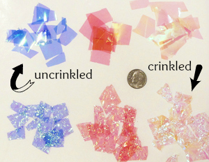 iridescent papers resin crafts