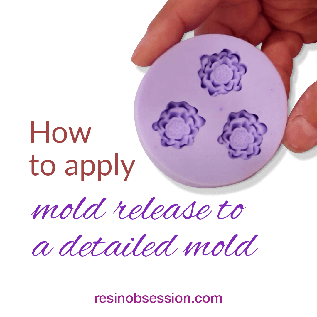 How to apply mold release to a detailed mold