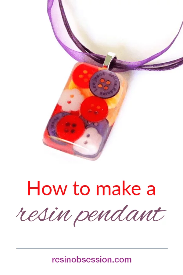 How to make a resin pendant