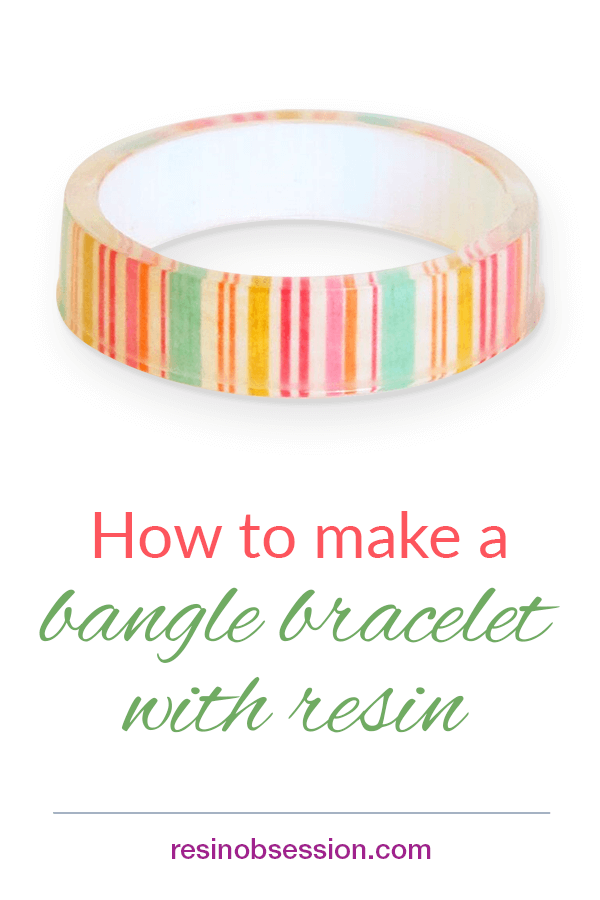 how to make a resin bangle bracelet
