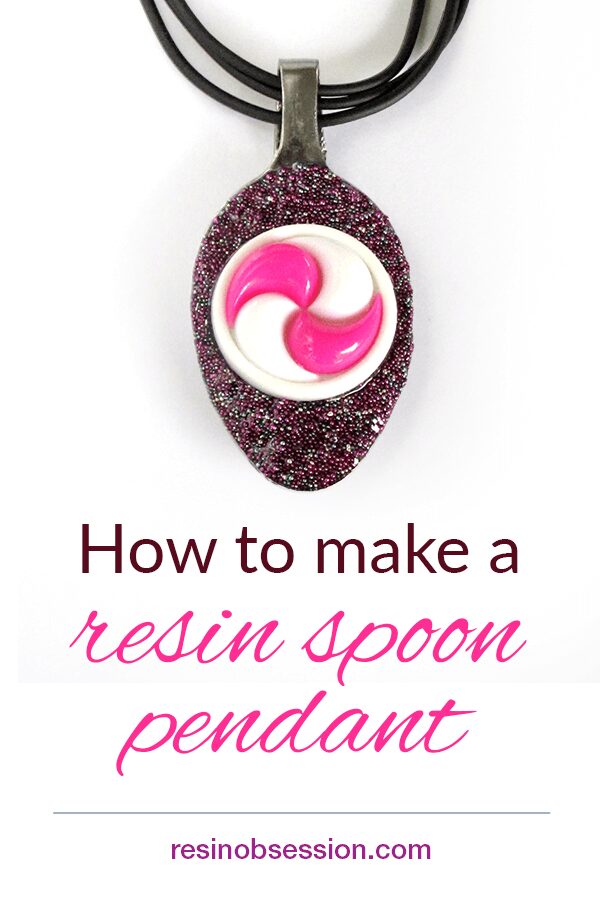 How to make a resin spoon pendant