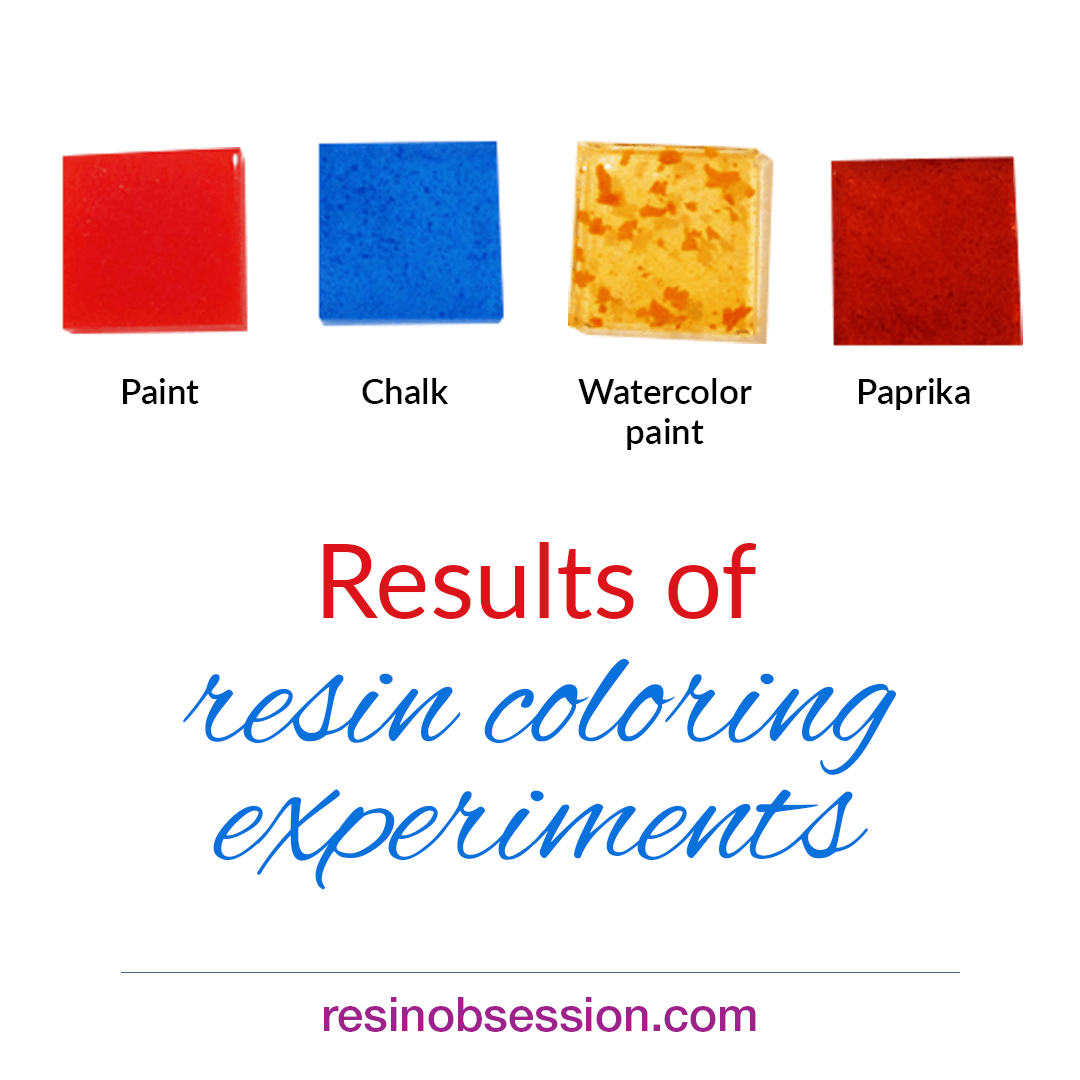 You Can Have Your Cake And Resin Coloring Experiments, Too