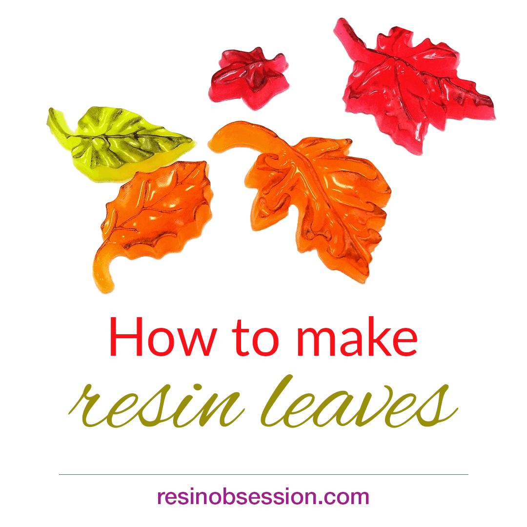 neon resin leaves