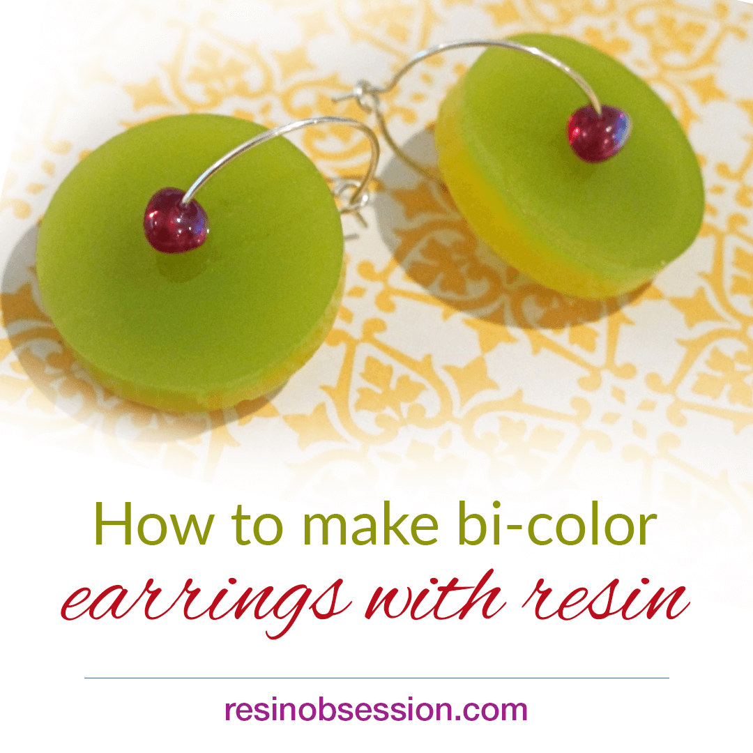 Handmade resin earrings – make your own earrings