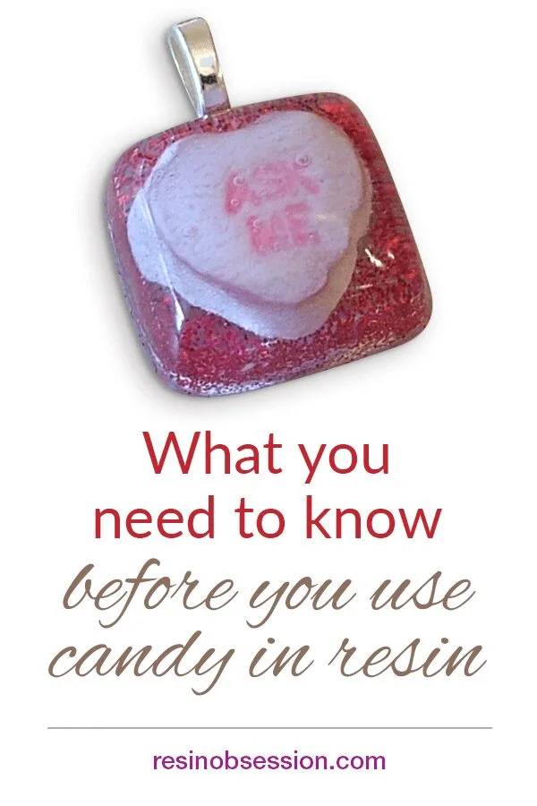 how to use candy in resin