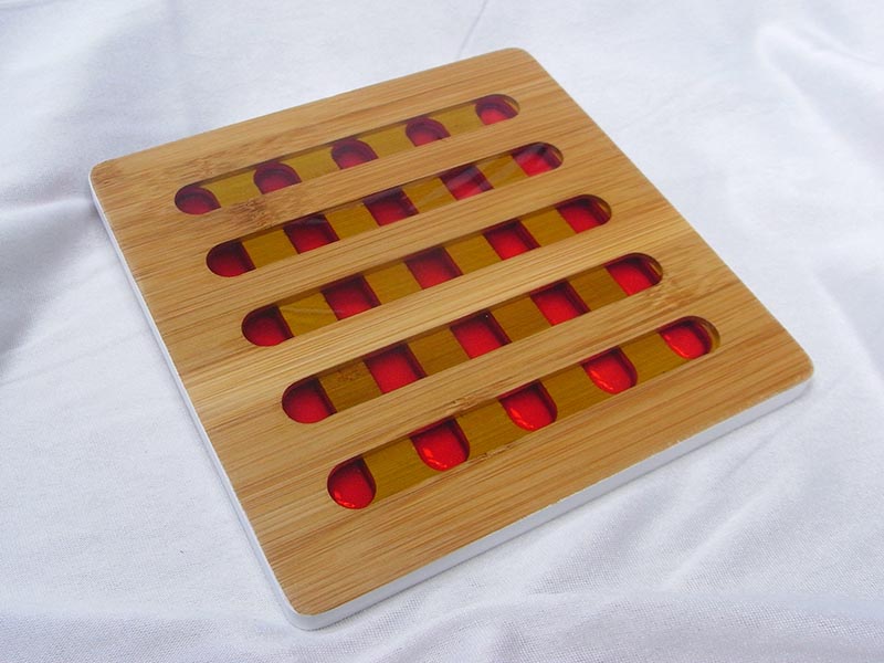 DIY Bamboo and resin trivet easy resin housewares project Resin