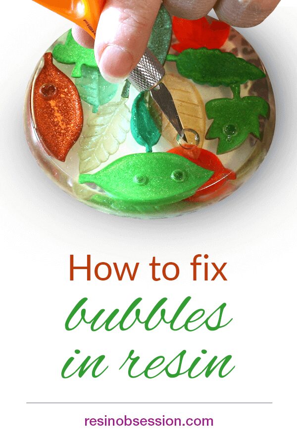 How To Fix Bubbles in Cured Resin Resin Obsession