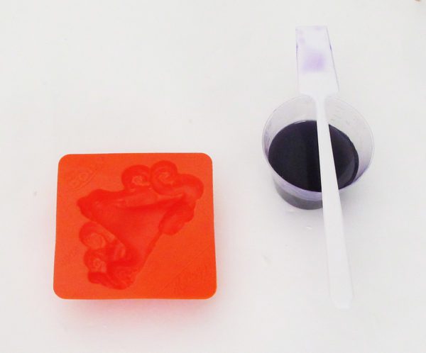 resin and ice cube mold
