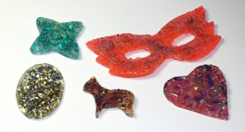 resin charms