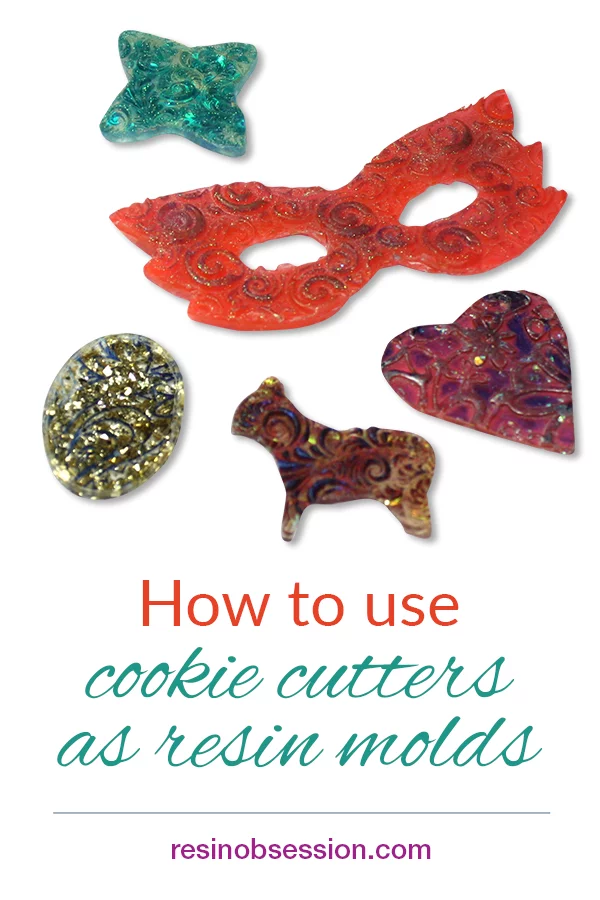 How to use cookie cutters as resin molds