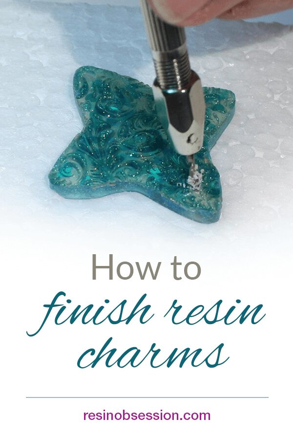 Techniques to finish resin charms