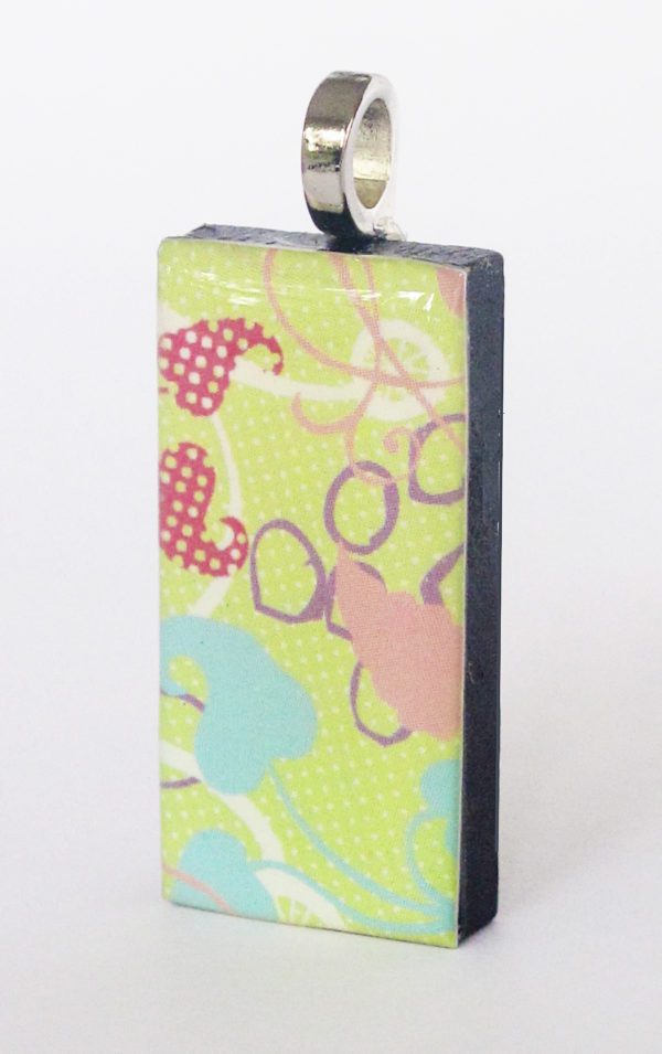 resin domino pendant