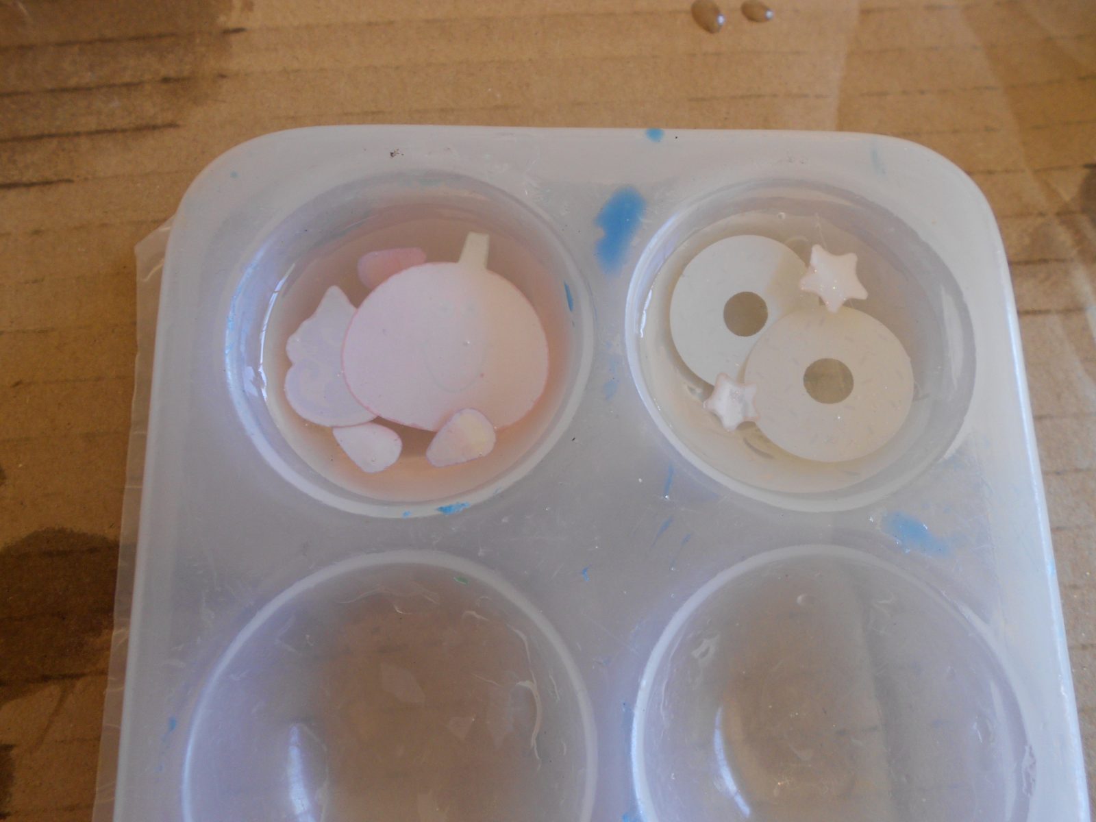 kawaii resin in mold
