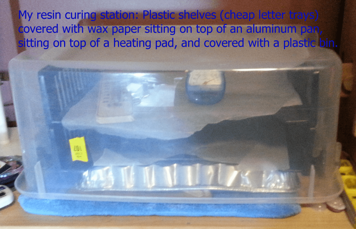 resin hot box for cold weather epoxy casting projects