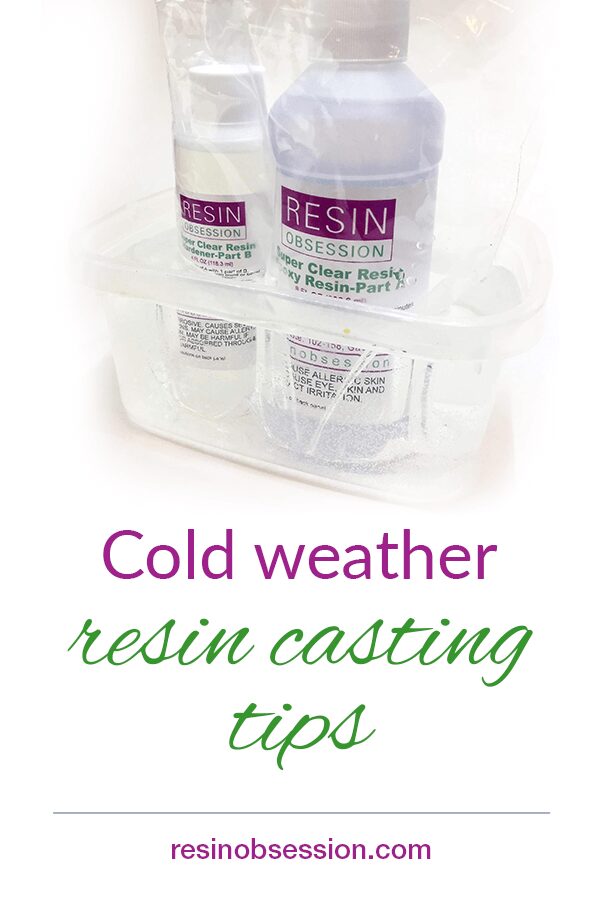 resin casting in cold weather