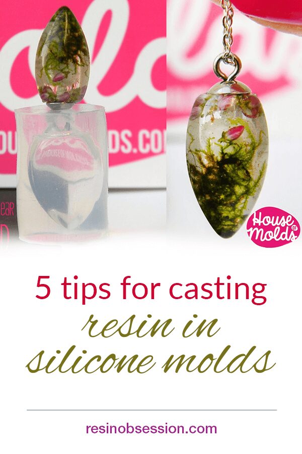 tips for casting resin in silicone molds