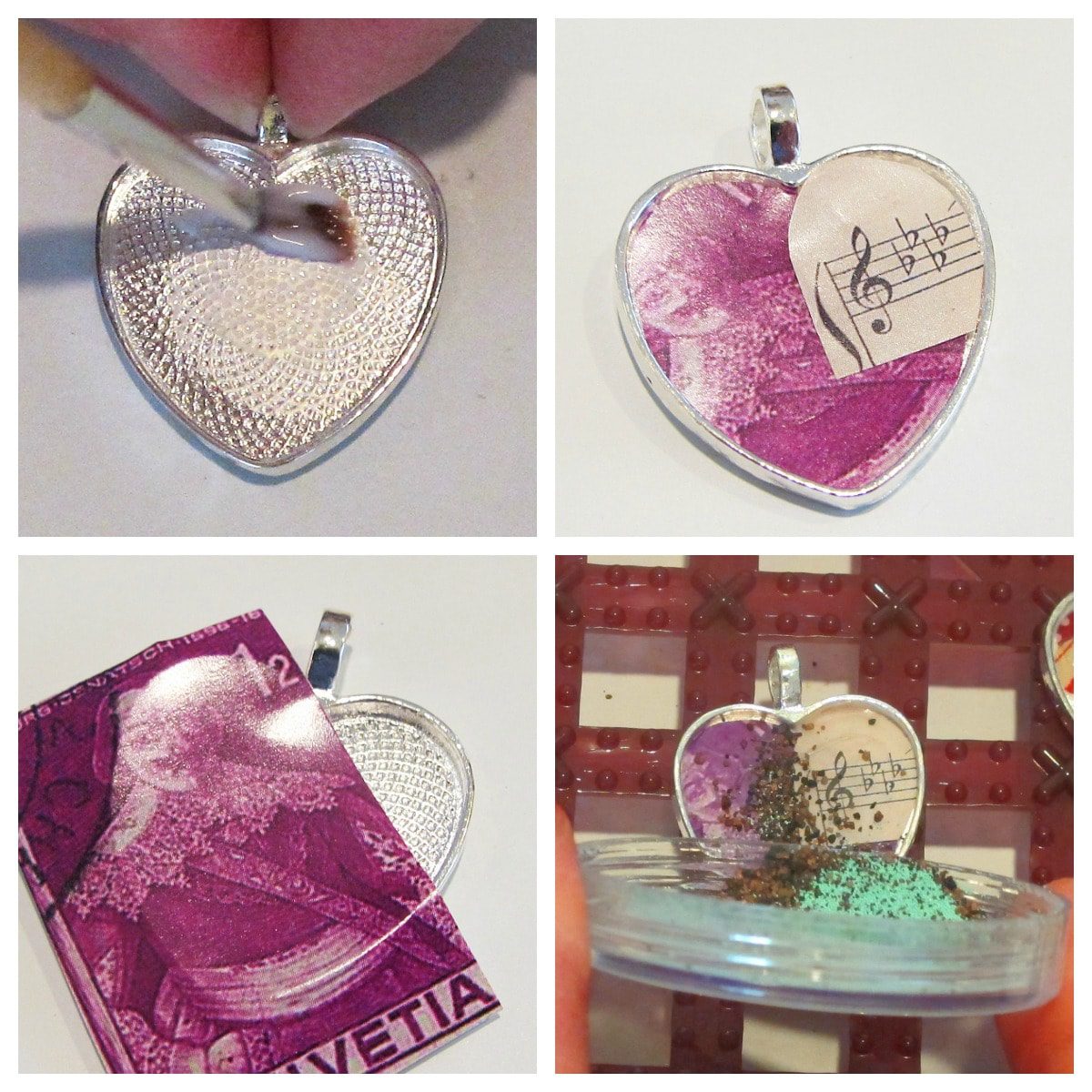 ice resin iced enamels pendant