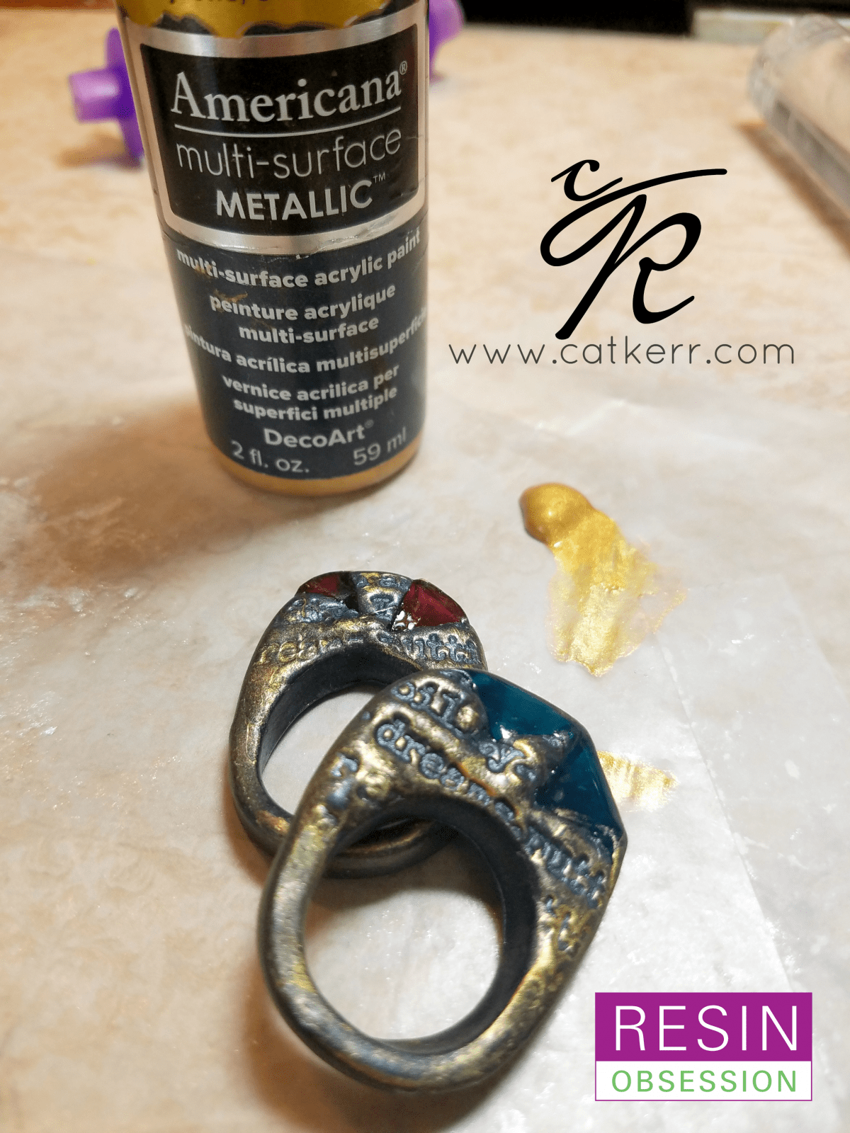 Ring for Epoxy Clay Size 7
