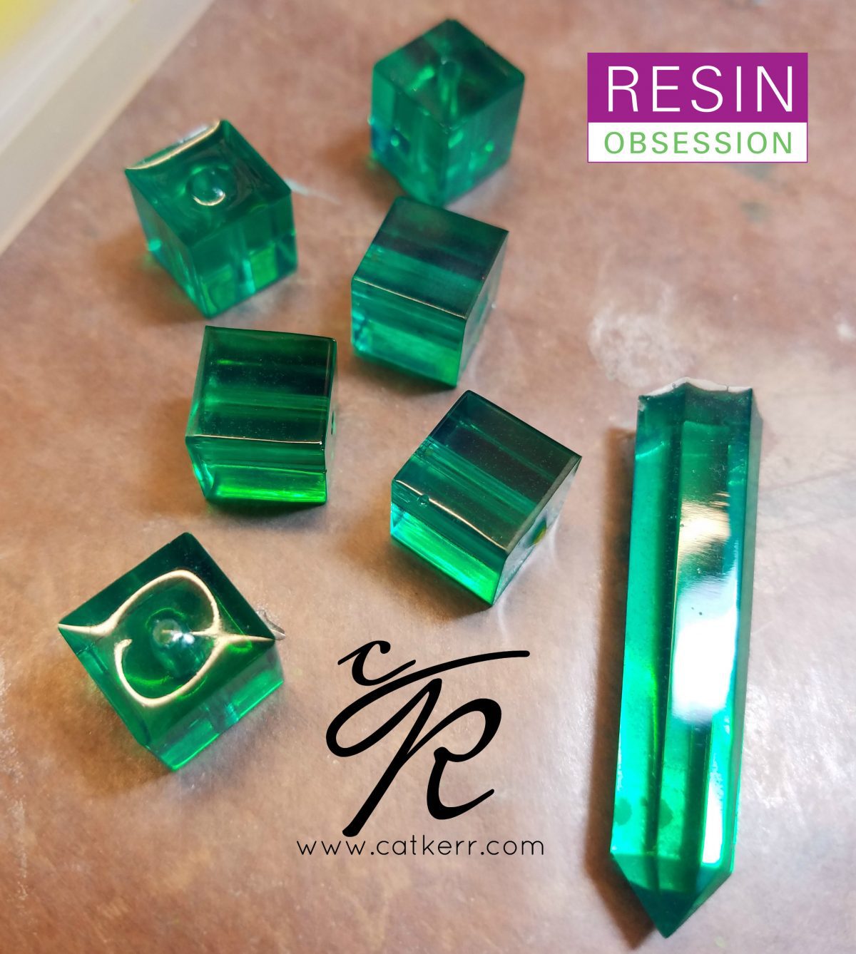 How to make resin crystals lookalike gemstone crystals Resin Obsession