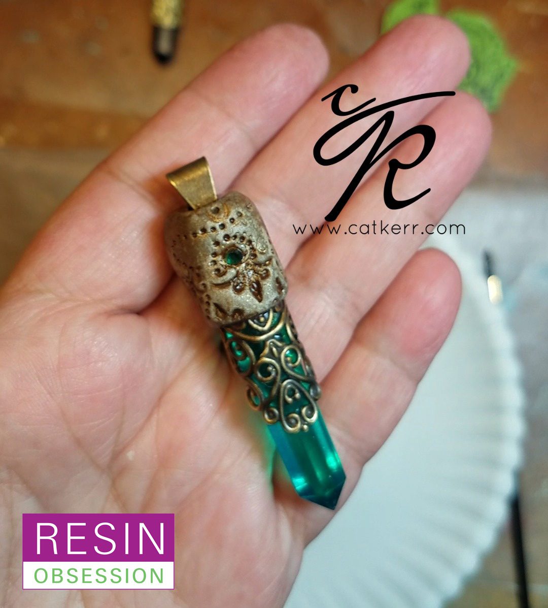 How to make resin crystals lookalike gemstone crystals Resin Obsession