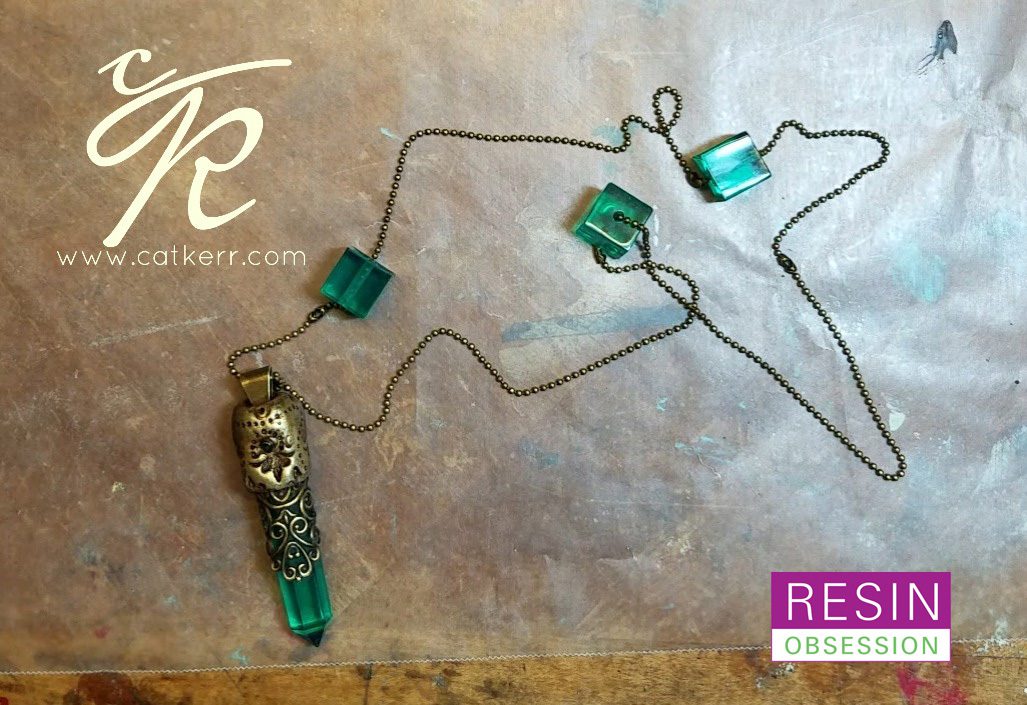 How to make resin crystals lookalike gemstone crystals Resin Obsession