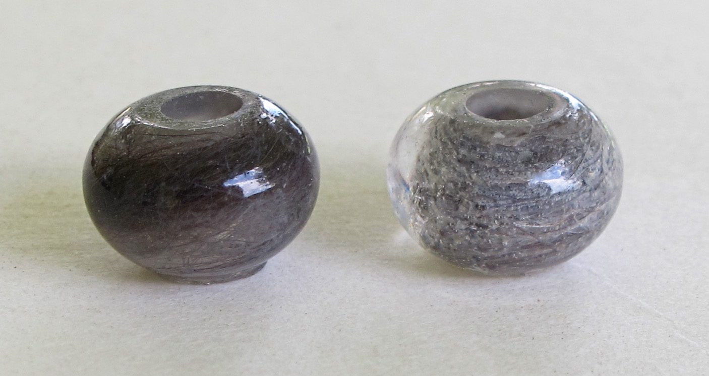 pet hair beads made with resin