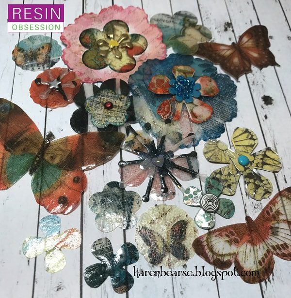 resin flowers