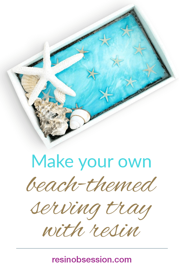 Decorative beach tray