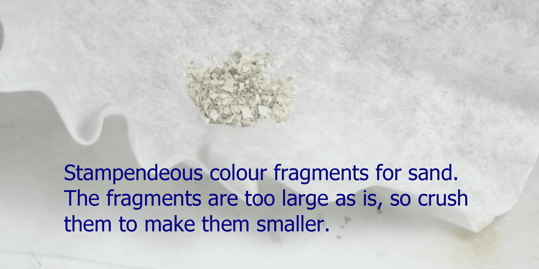 fragments for coloring resin