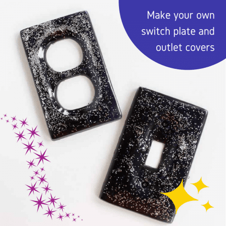 DIY switch plate outlet cover ideas