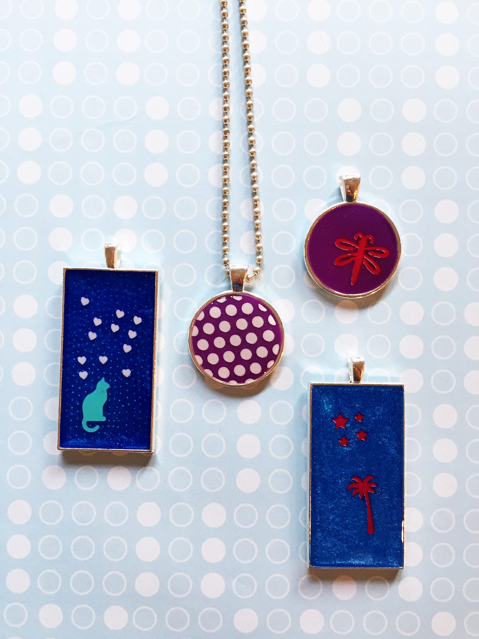 resin pendants