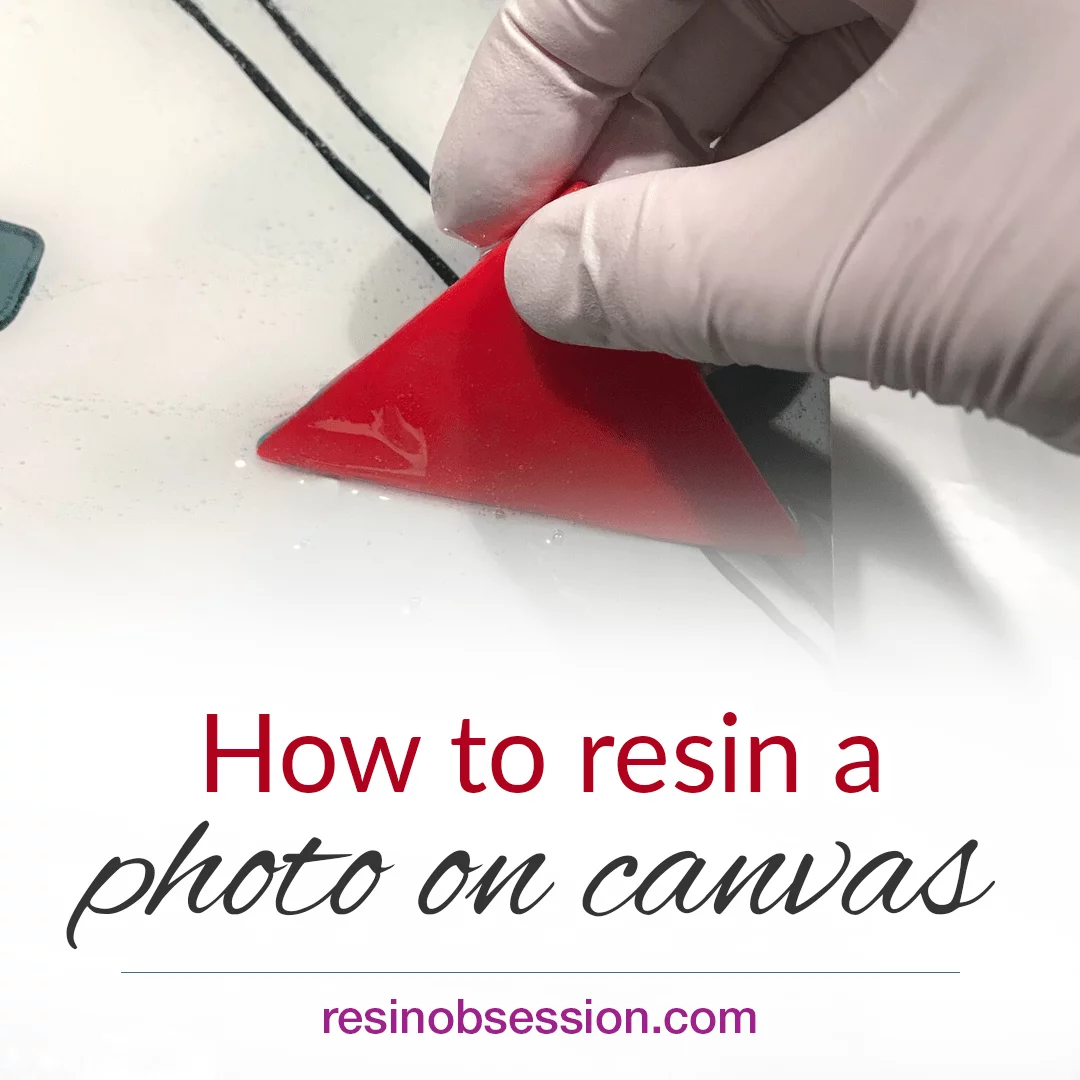 How to Resin a Photo on Canvas - IG