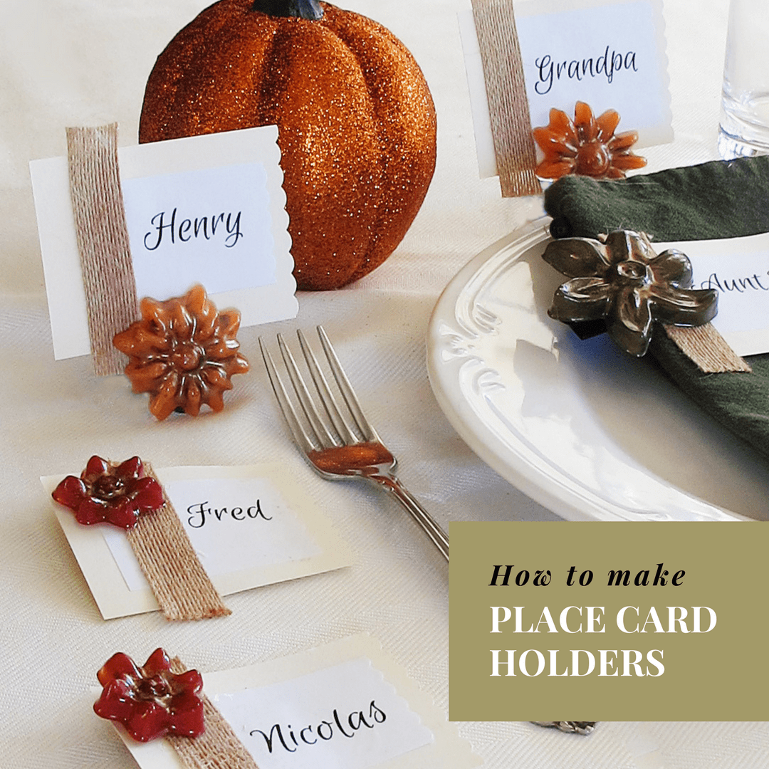 Make your own place card holders Resin Obsession