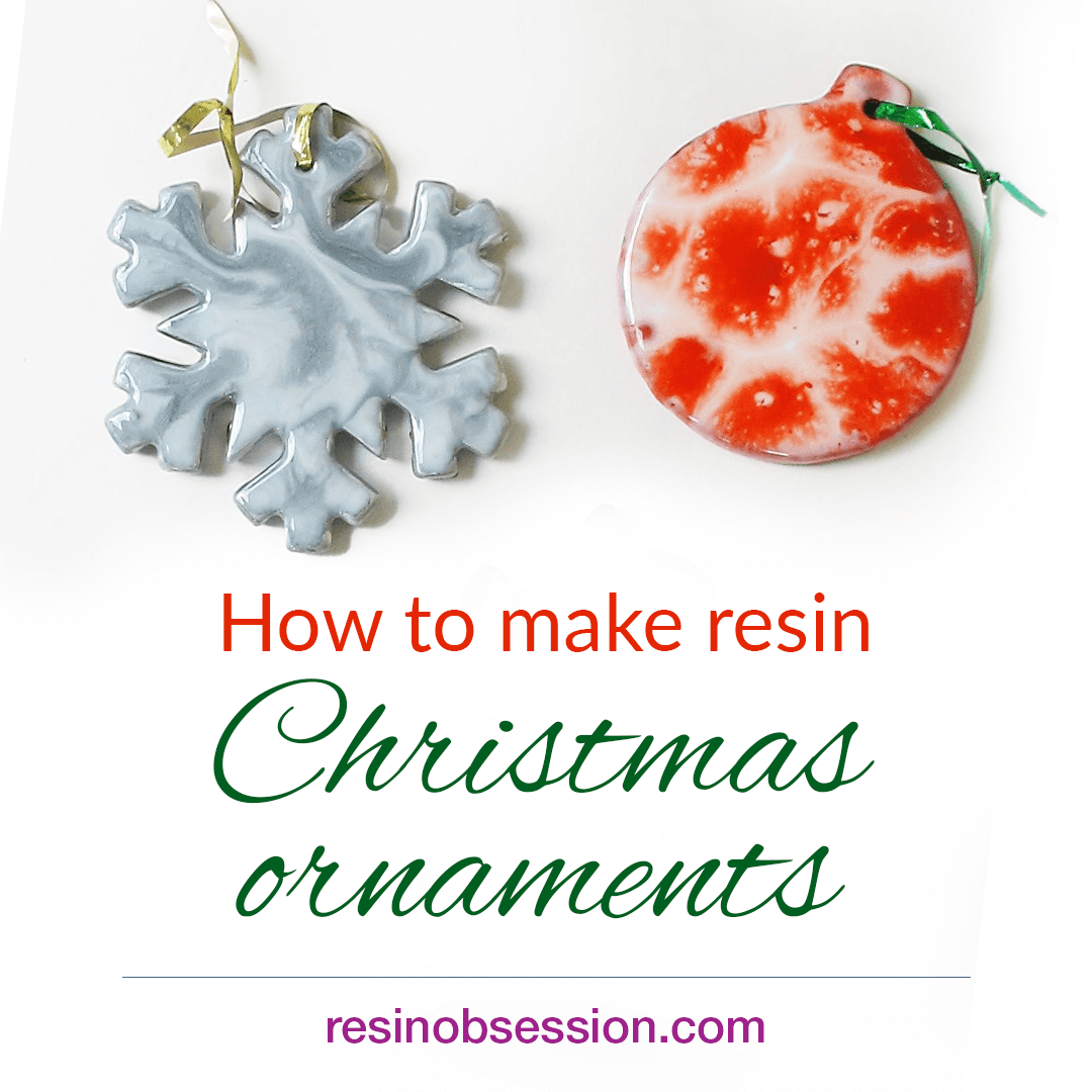 DIY resin Christmas ornaments