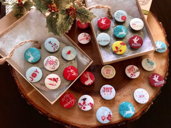 holiday resin magnets