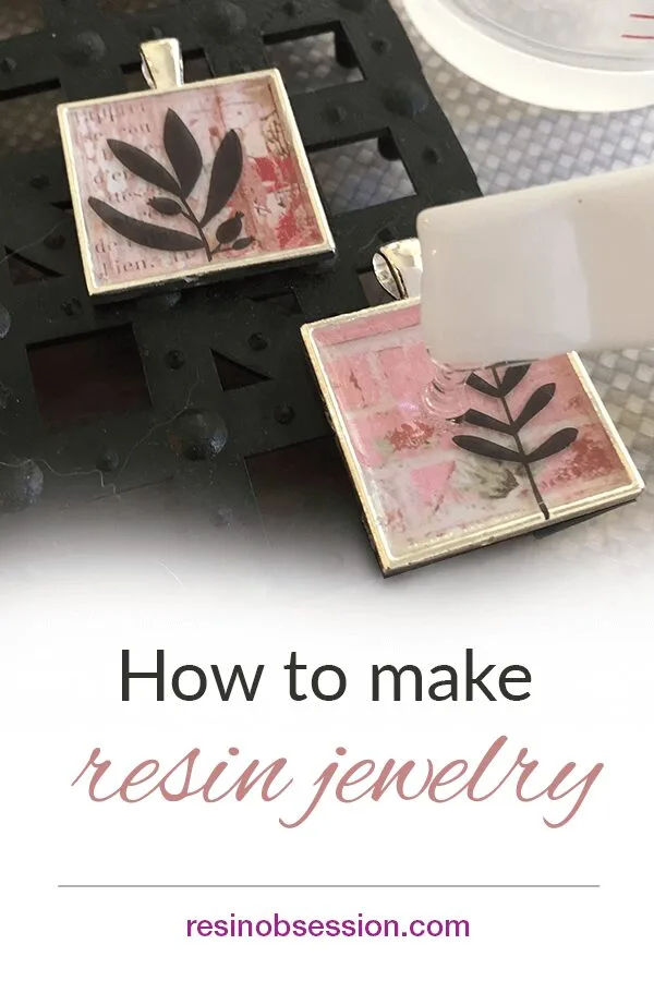 How to make resin jewelry