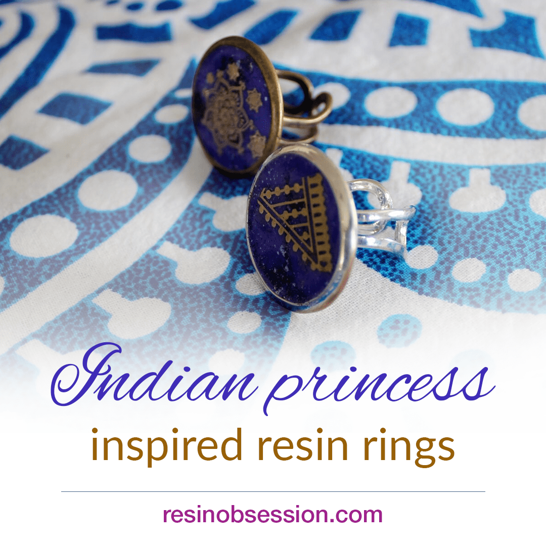 Resin rings DIY – Cute resin ring project