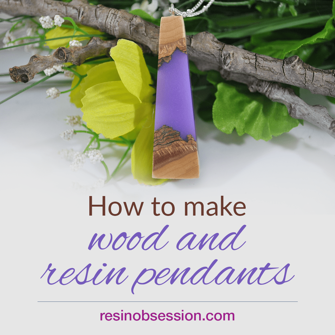 Wood and resin jewelry – Combine wood and resin