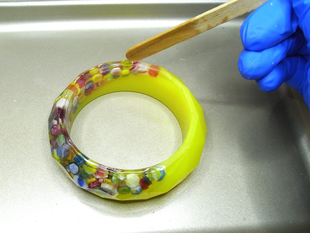 Resin bangle tutorial Make a Color Blocked Resin bangle Resin Obsession