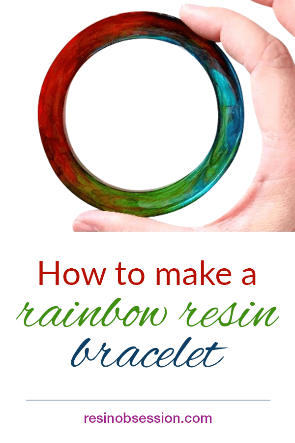 Make a resin bracelet