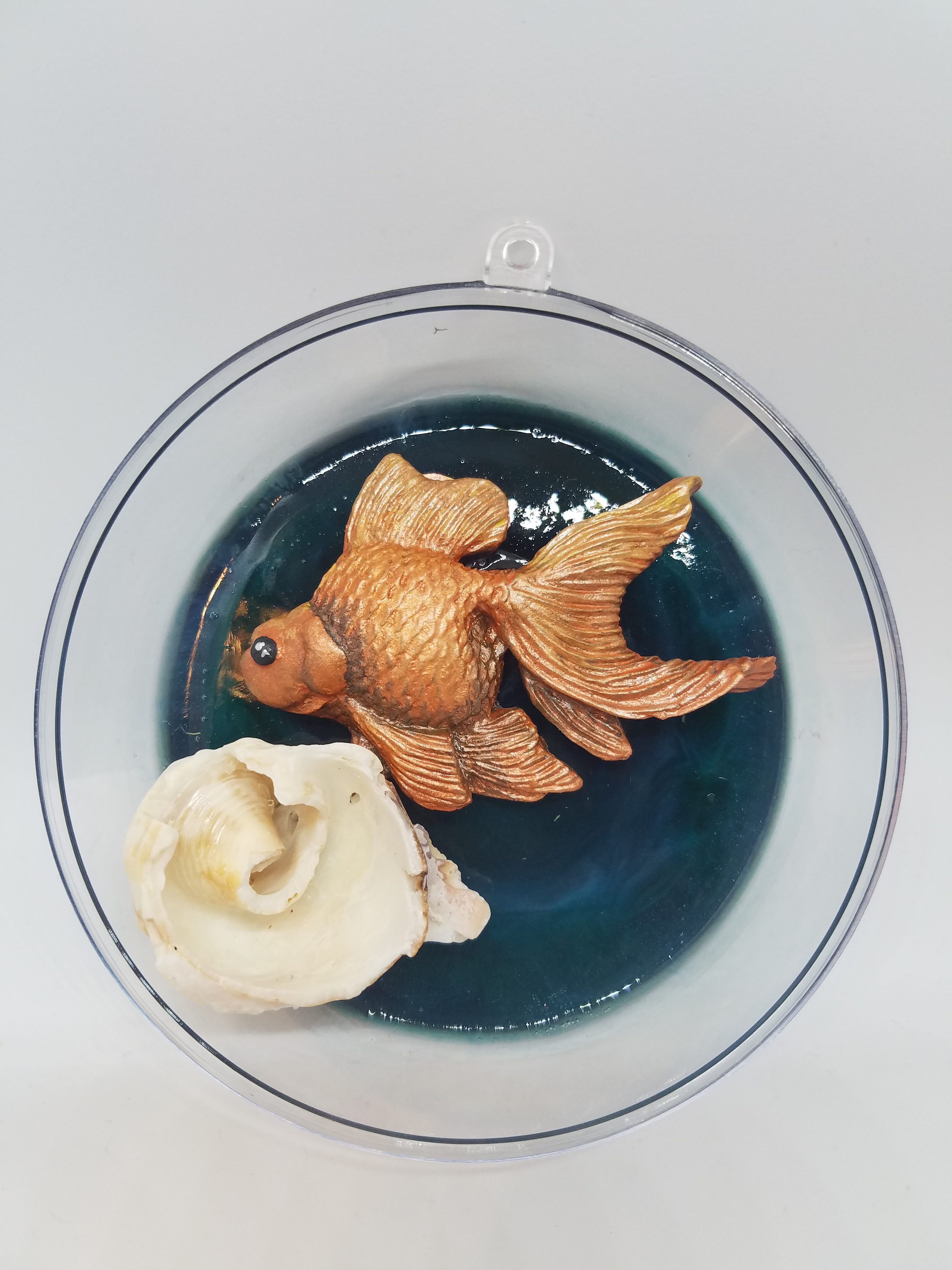 resin fish in resin ornament