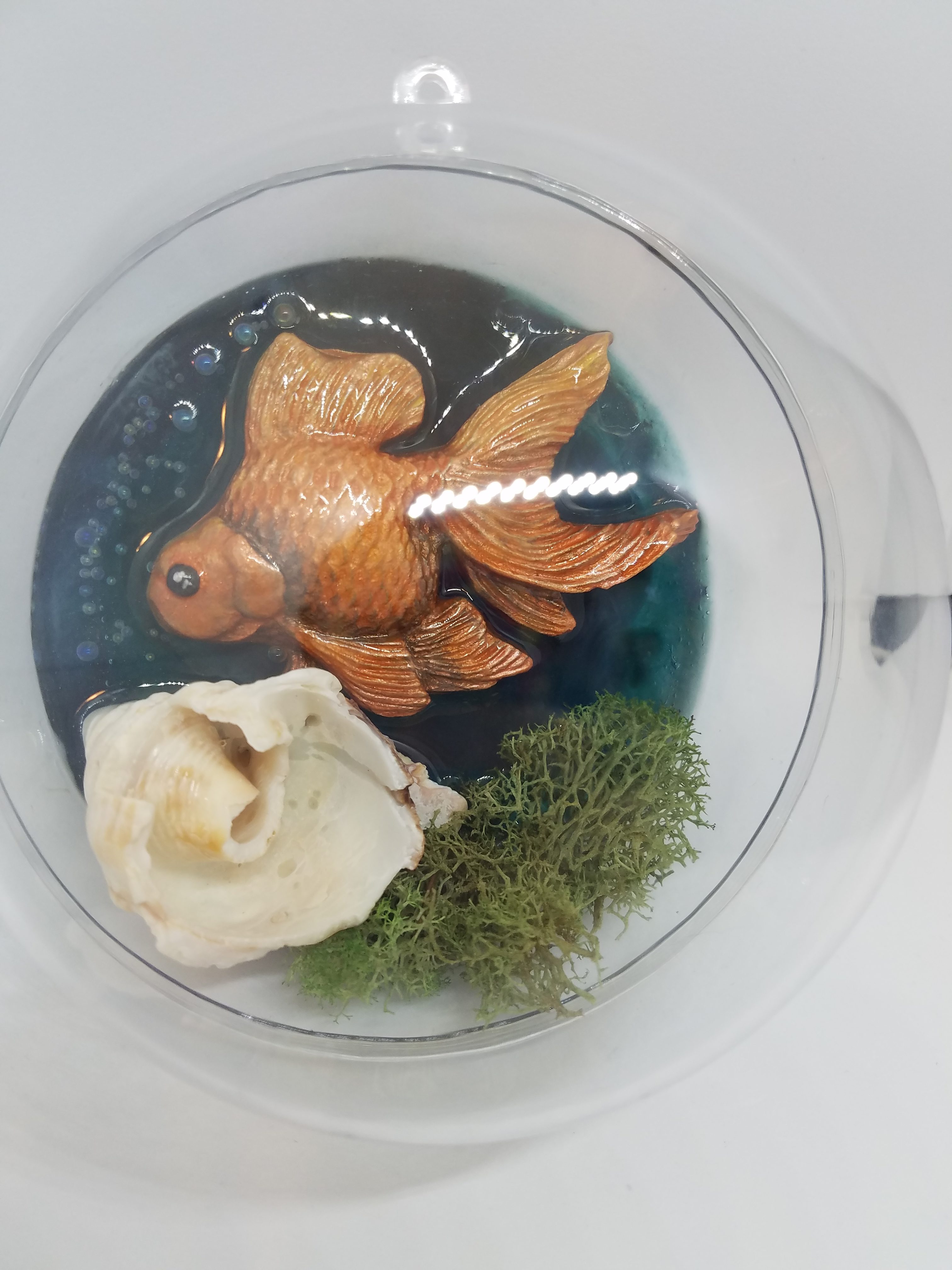 resin diorama ornament