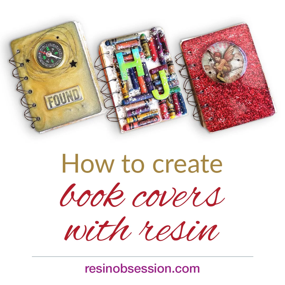 Book cover DIY – 5 Resin Cover Book Ideas