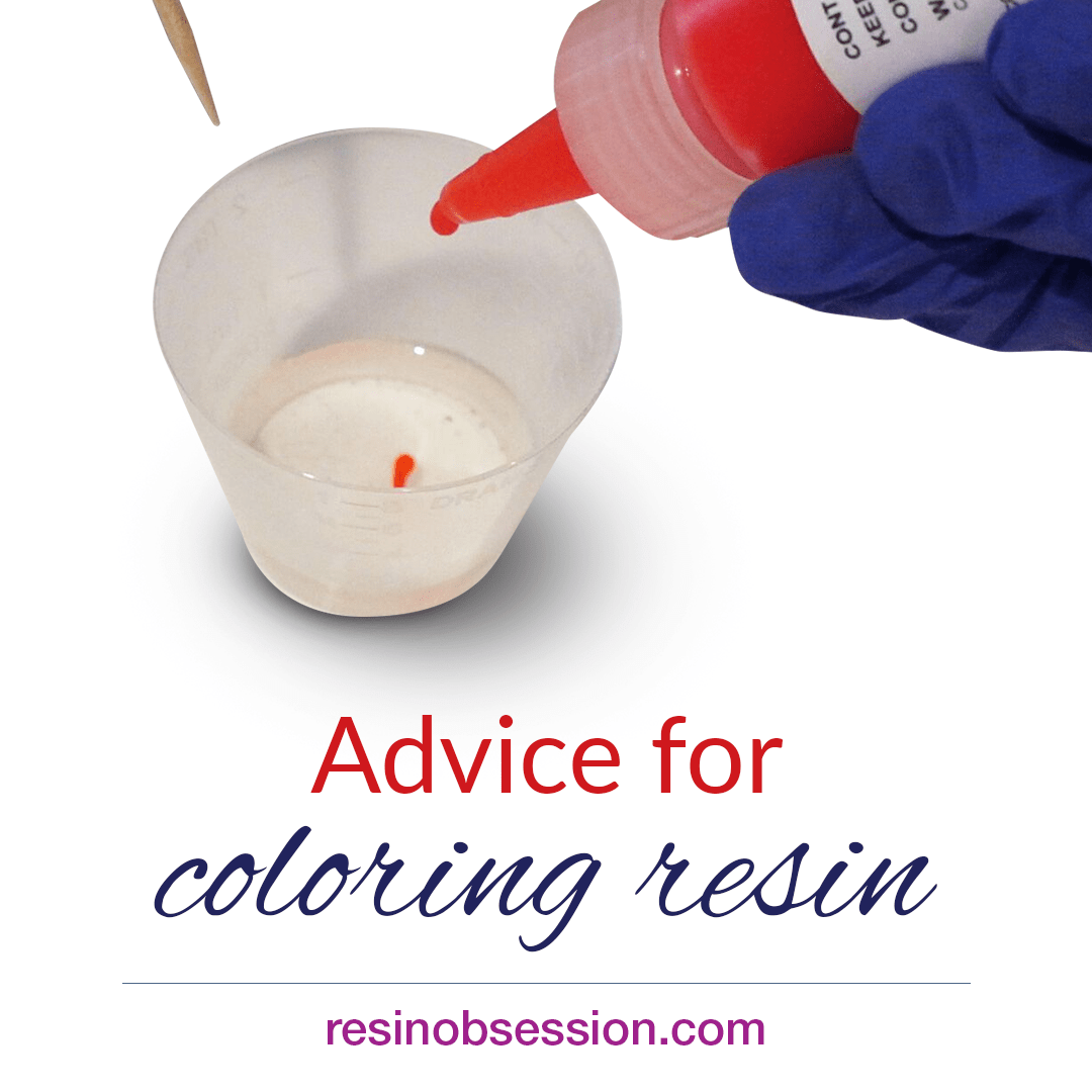 How to color clear epoxy resin – coloring resin