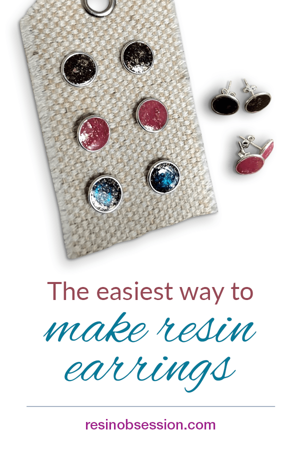 how to make resin earrings