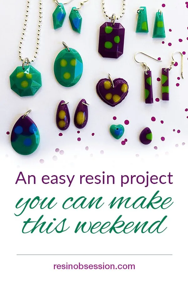 easy resin jewelry project