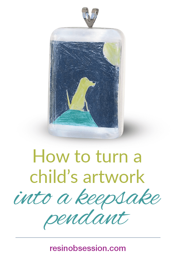 Turn a child's drawing into jewelry